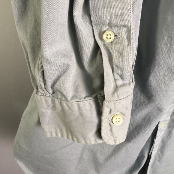 Ralph Lauren Classic Men's Long Sleeve Button Down Sz L Blue Gray Color 2/$50 - Picture 7 of 10